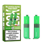 20mg Bloody Bar 20K Twist Prefilled Replacement Pods 20000 Puffs - 2 Pcs
