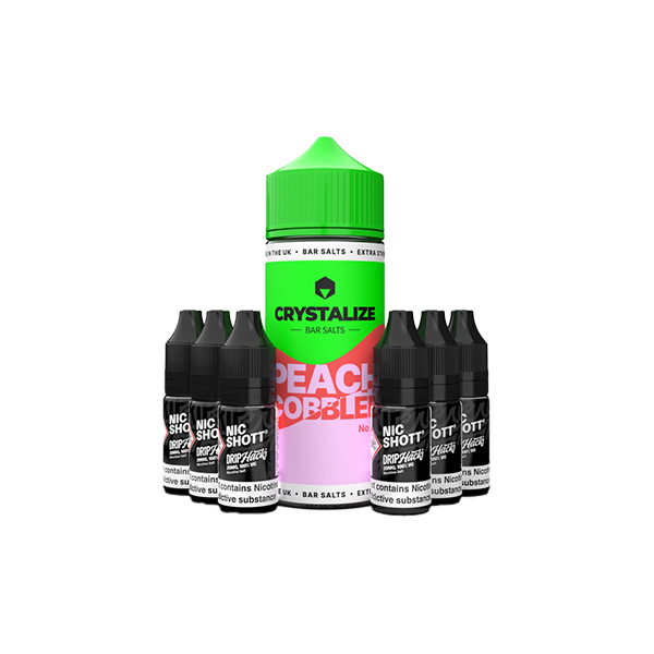 Sales de barra Crystalize de 0 mg, 120 ml de relleno largo (50 VG/50 PG)