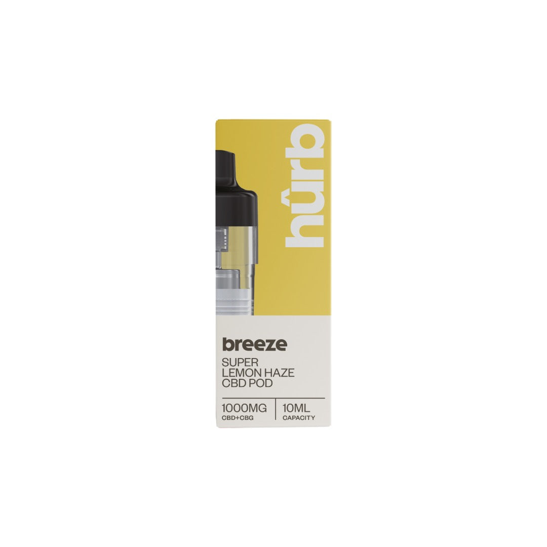 Hurb Breeze CBD 1000mg Pre-filled Pod 10ml