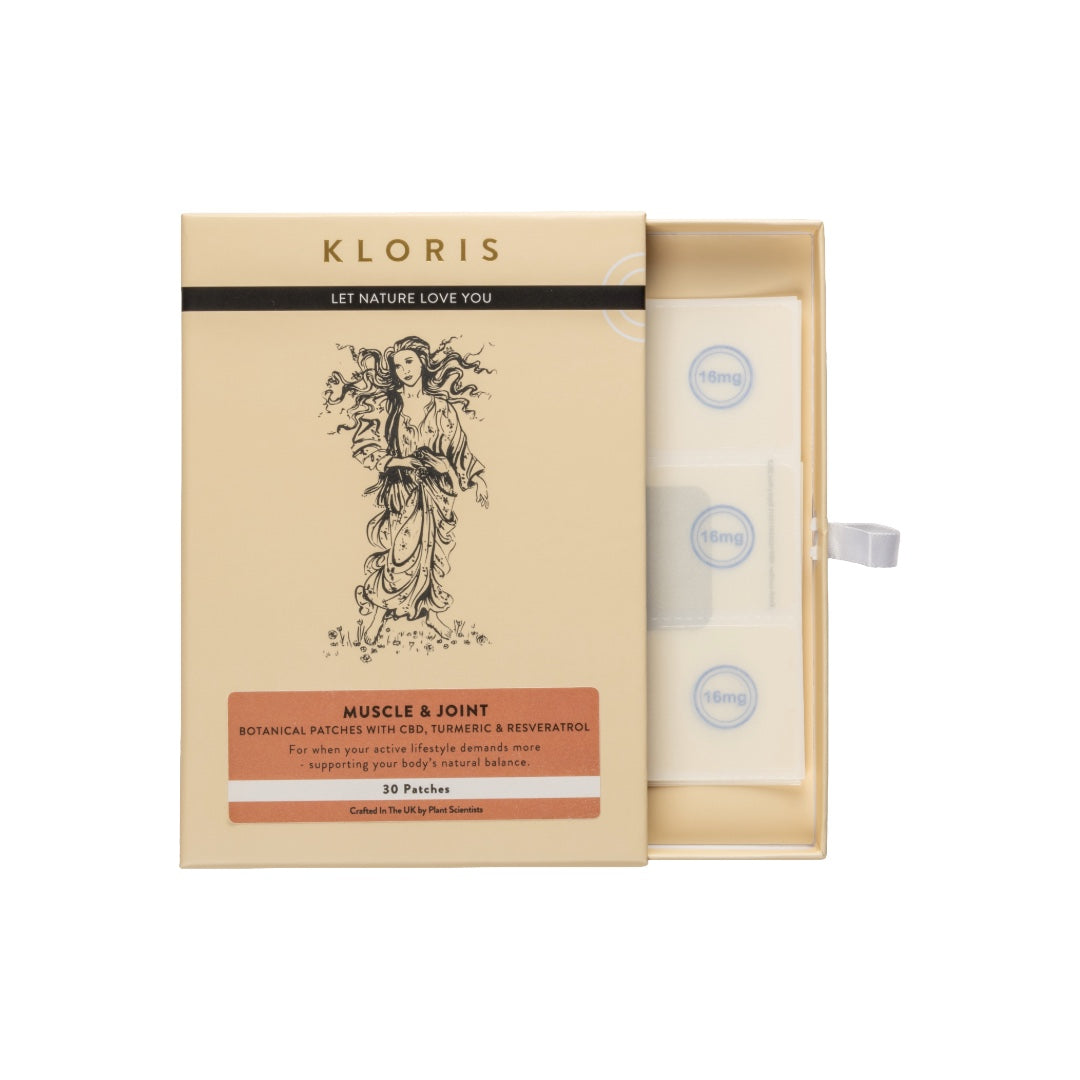 Patchs CBD KLORIS pour muscles et articulations - paquet de 30
