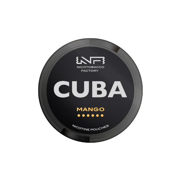 43mg CUBA Black Pouches de Nicotina - 25 Pouches