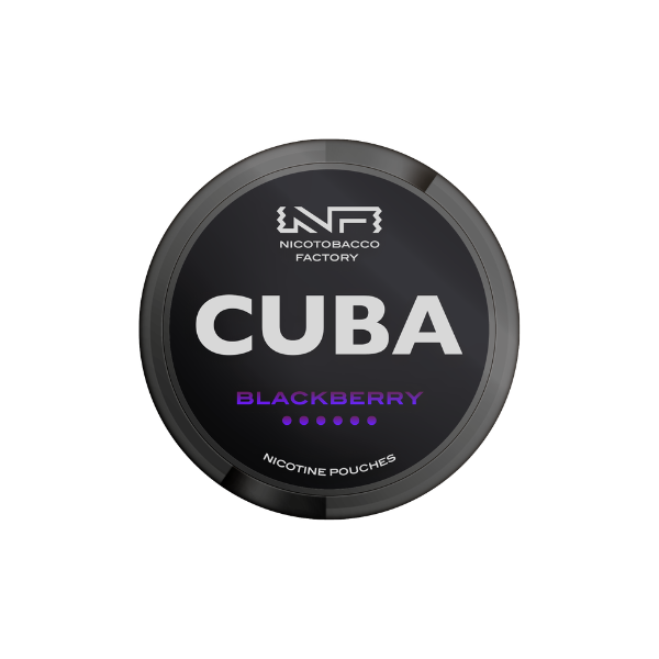 43mg CUBA Black Pouches de Nicotina - 25 Pouches
