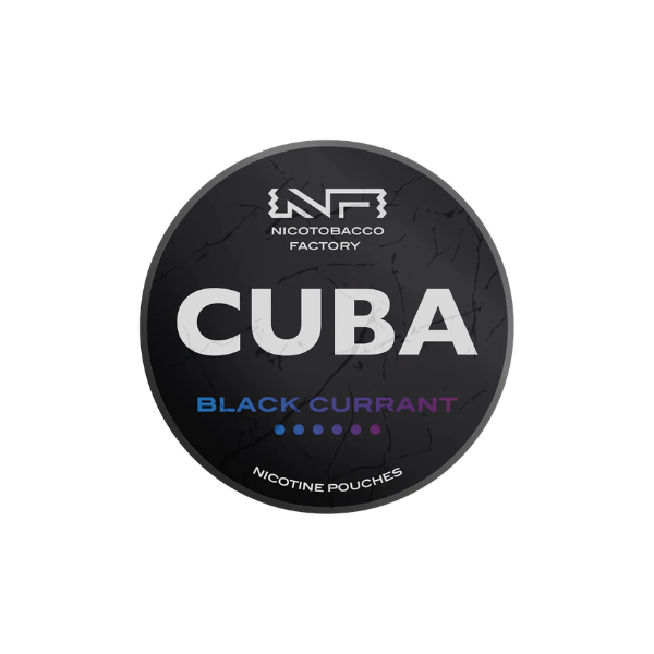 43mg CUBA Black Pouches de Nicotina - 25 Pouches
