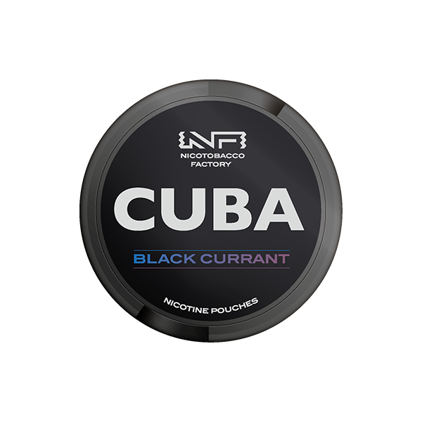 43mg CUBA Black Pouches de Nicotina - 25 Pouches
