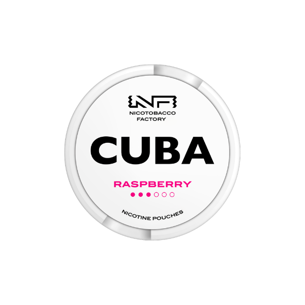 16mg CUBA White Nicotine Pouches - 25 Pouches