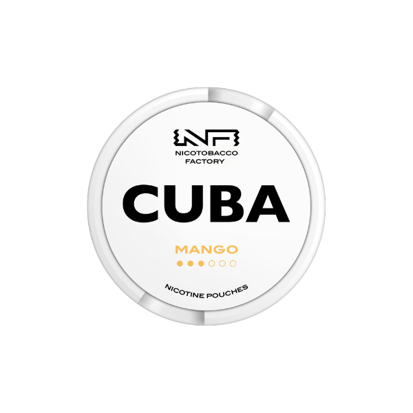 16mg CUBA White Nicotine Pouches - 25 Pouches