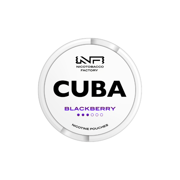 16mg CUBA White Nicotine Pouches - 25 Pouches