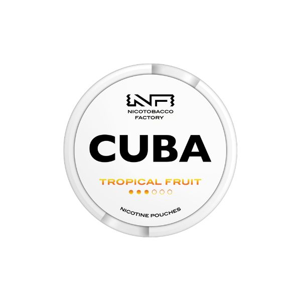 16mg CUBA White Nicotine Pouches - 25 Pouches