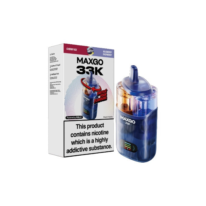18mg Relx Maxgo 33K Prefilled Pod Vape Kit 25W