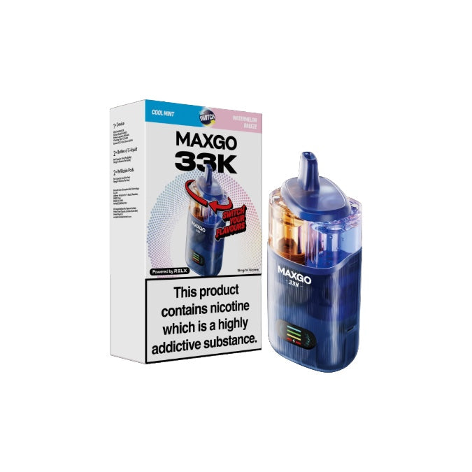 18mg Relx Maxgo 33K Prefilled Pod Vape Kit 25W