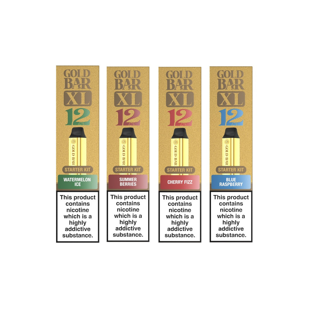20mg Gold Bar XL Prefilled Pod Vape Kit 10000 Puffs
