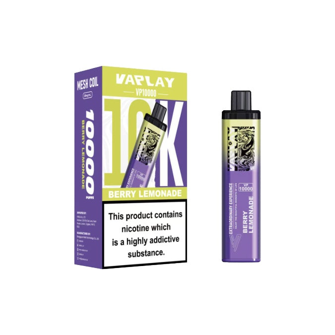 Kit Vape Vaplay Royal 10k da 20mg con Pod Prericaricato 10000 Puff