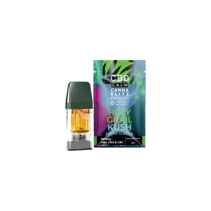 CBD Calm CANNABLITZ 1800mg CBD + CBG + CBC Prefilled Pod