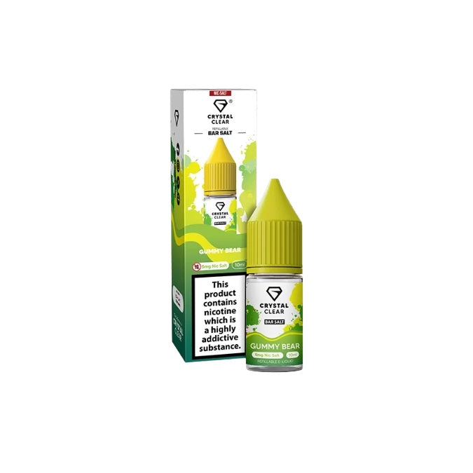 5mg Crystal Clear Bar Salt 10ml (50VG/50PG)