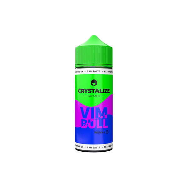Sales de barra Crystalize de 0 mg, 120 ml de relleno largo (50 VG/50 PG)