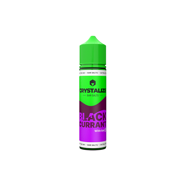 Sales de barra Crystalize de 0 mg, 60 ml de relleno largo (50 VG/50 PG)