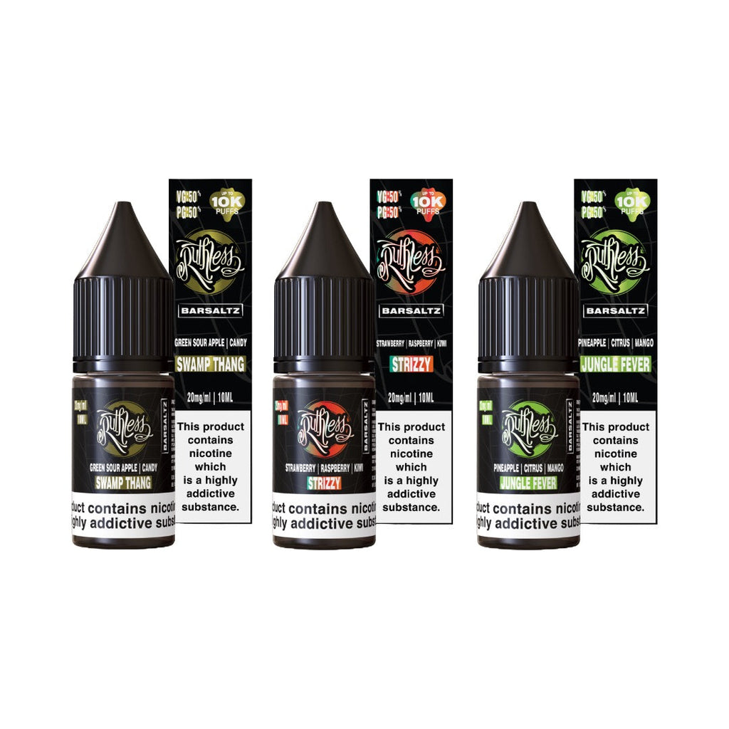 10mg Ruthless Nic Salt 10ml (50VG/50PG)