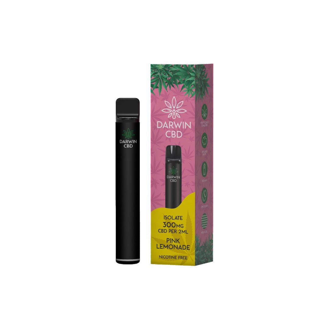 300mg Darwin CBD Prefilled Pod Vape Kit 600 Puffs