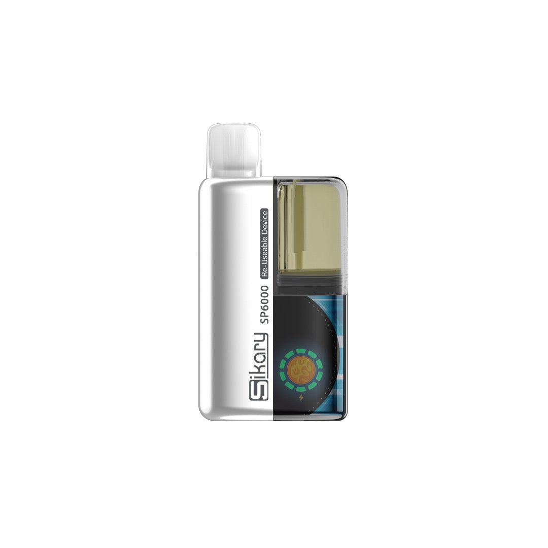 20mg Sikary Tako SP6000 Prefilled Pod Vape Kit 6000 Puffs