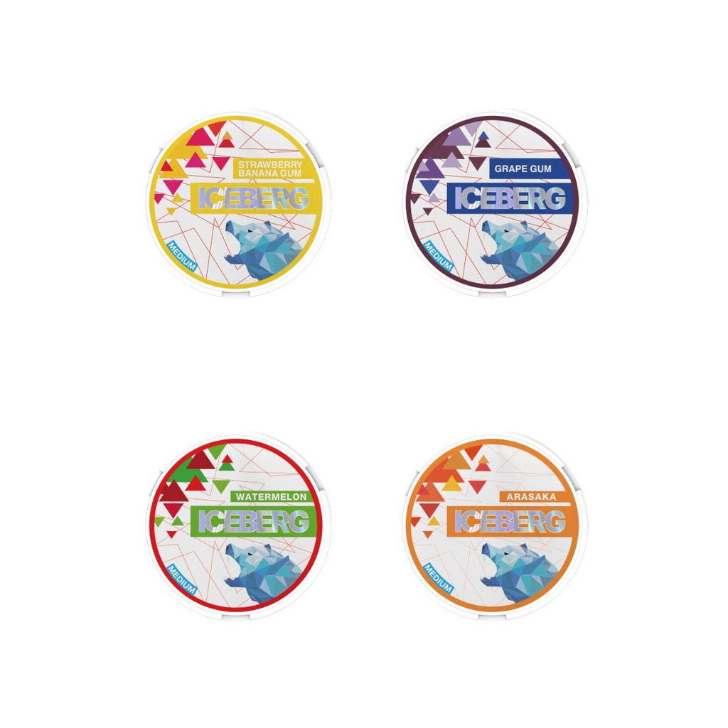 Saquetas de Nicotina Média Iceberg 20mg - 20 Saquetas