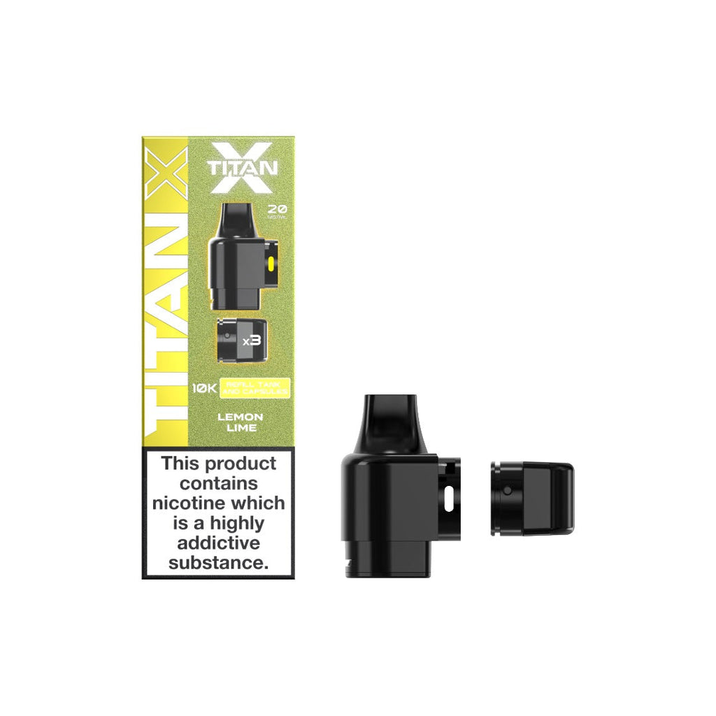 20mg Titan X 10k Puff Prefilled Pods