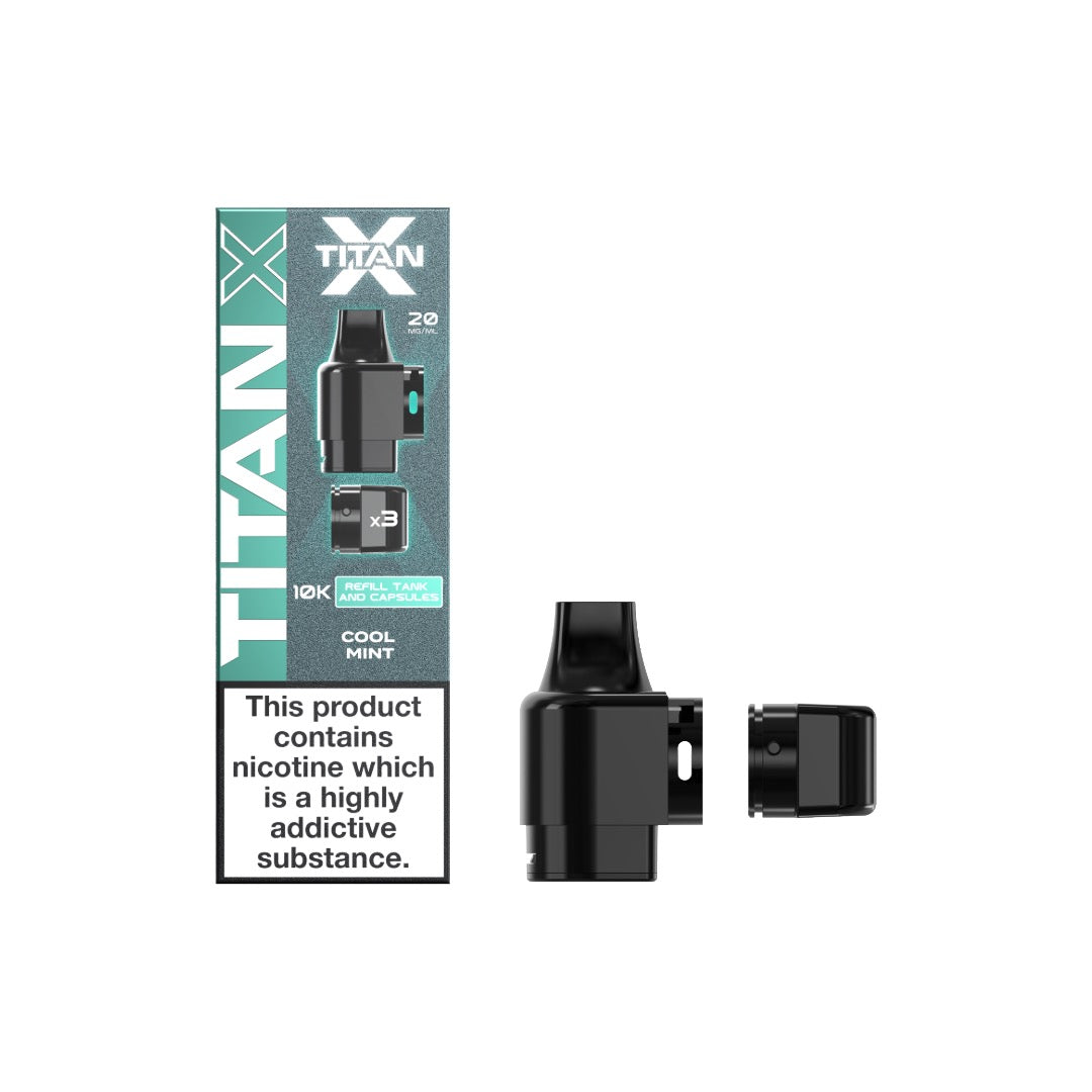 20mg Titan X 10k Puff Prefilled Pods