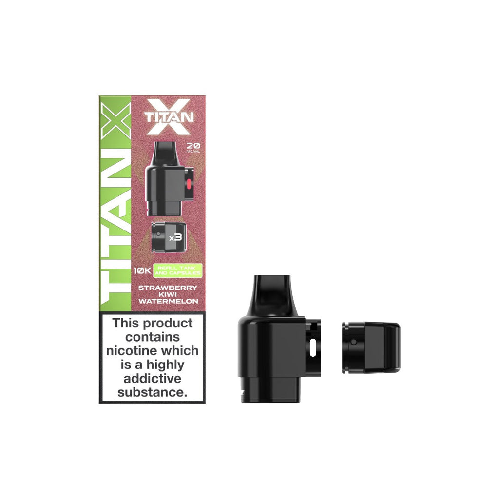 20mg Titan X 10k Puff Prefilled Pods