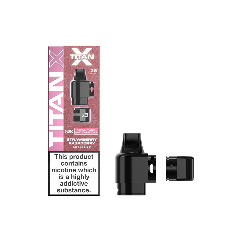20mg Titan X 10k Puff Prefilled Pods