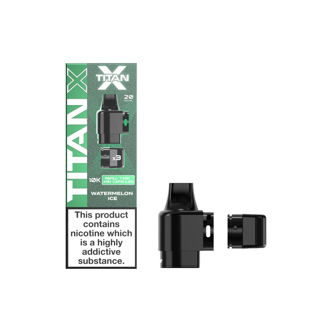 20mg Titan X 10k Puff Prefilled Pods