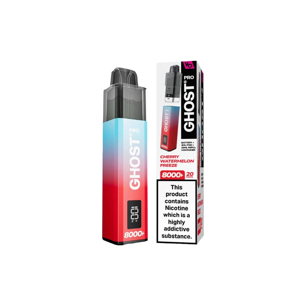 20mg Ghost Pro 8000+ By Vapes Bars Prefilled Pod Vape Kit