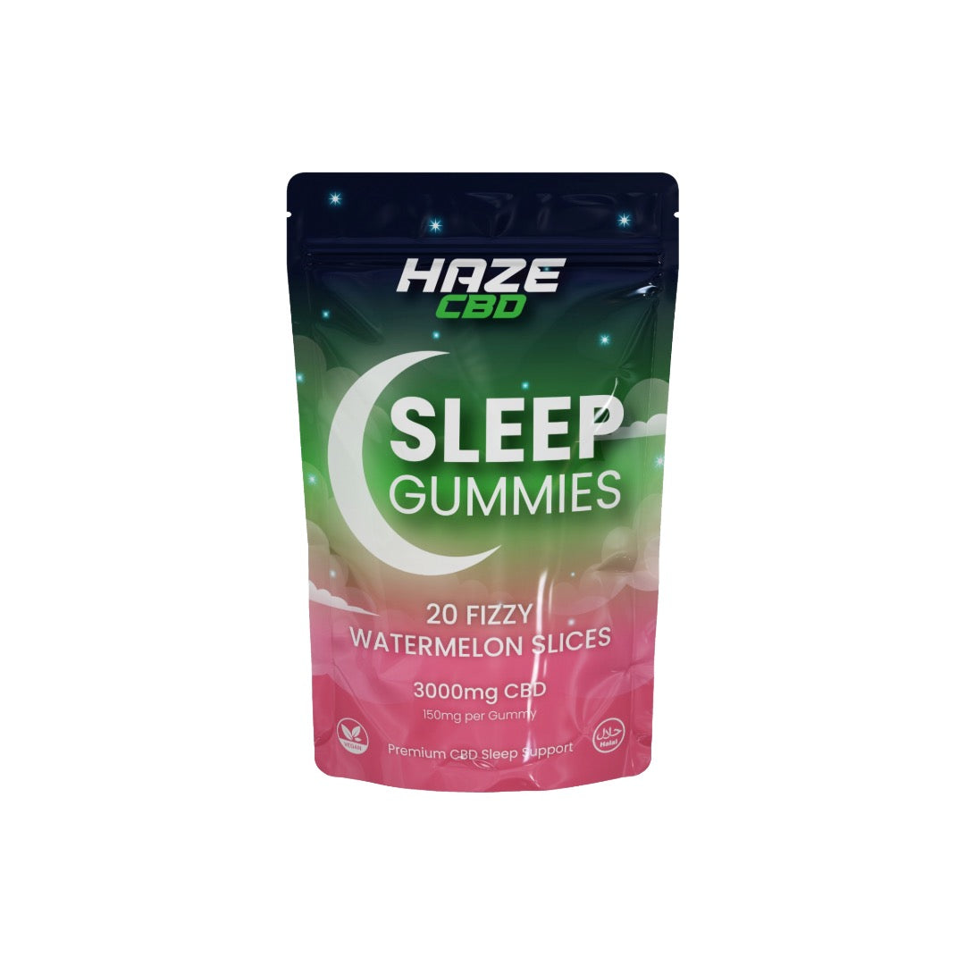 3000mg Haze CBD Caramelle Gommose per il Sonno Notturno - 20 Pezzi