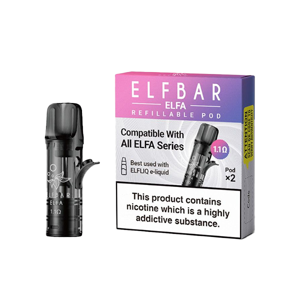 Elf Bar ELFA Pod vuoti ricaricabili da 2 ml - 2 pz