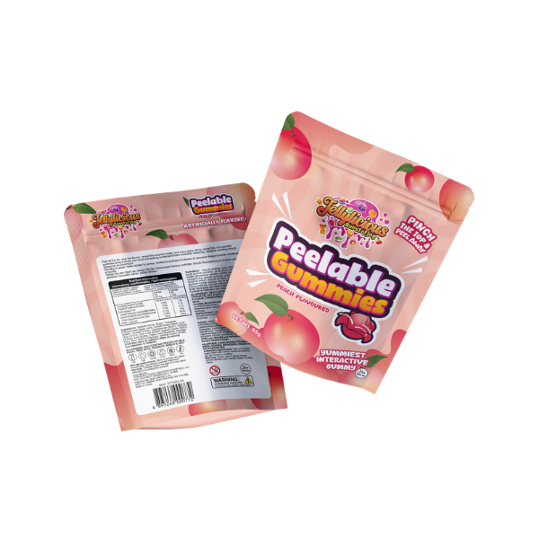 Jellylicious Peelable Peach Gummies