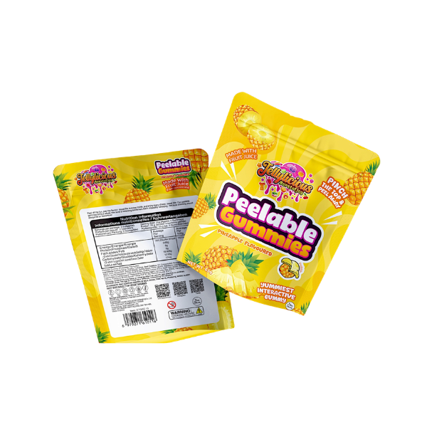 Jellylicious Peelable Pineapple Gummies