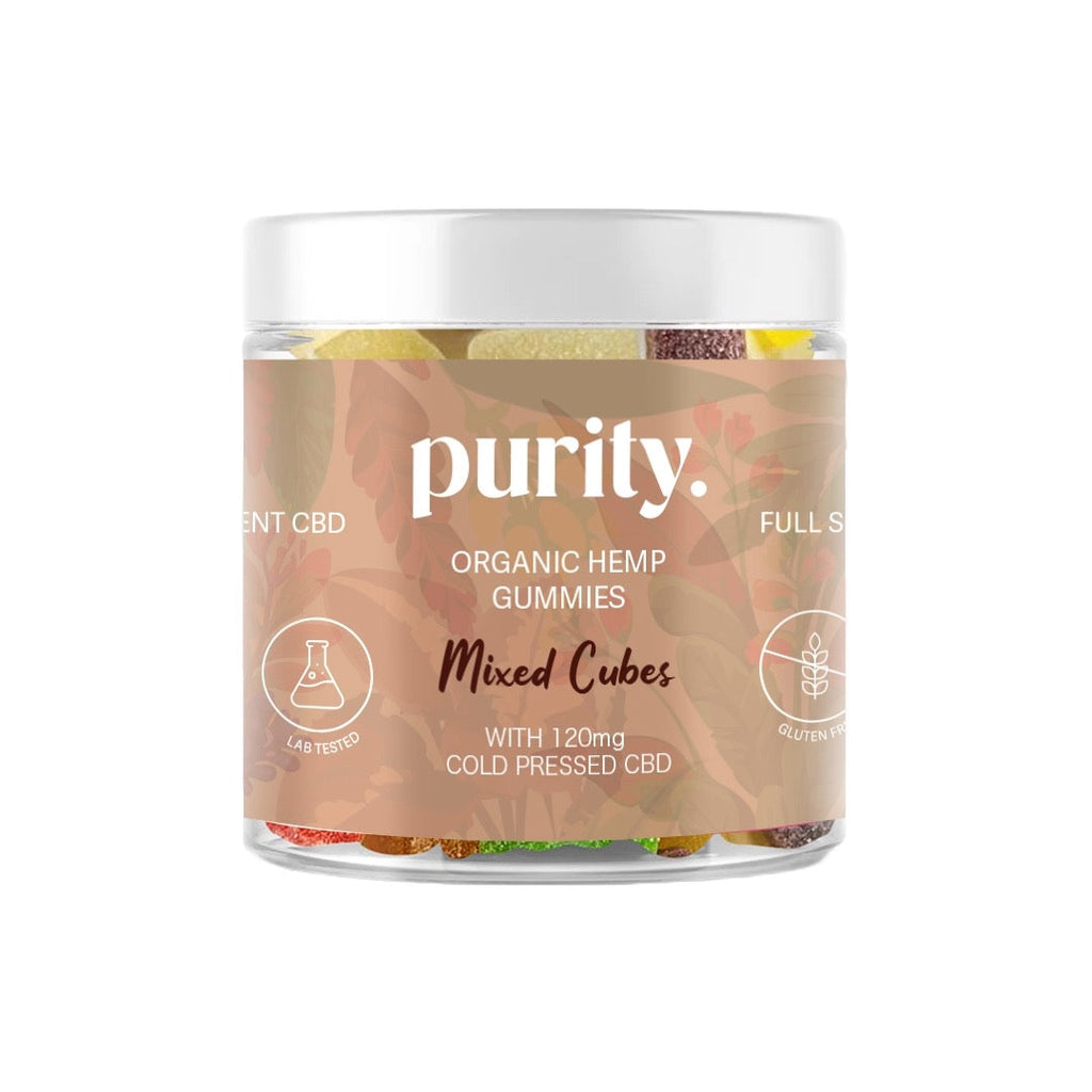 Purity 120mg Gummies vegane al CBD a spettro completo 150g