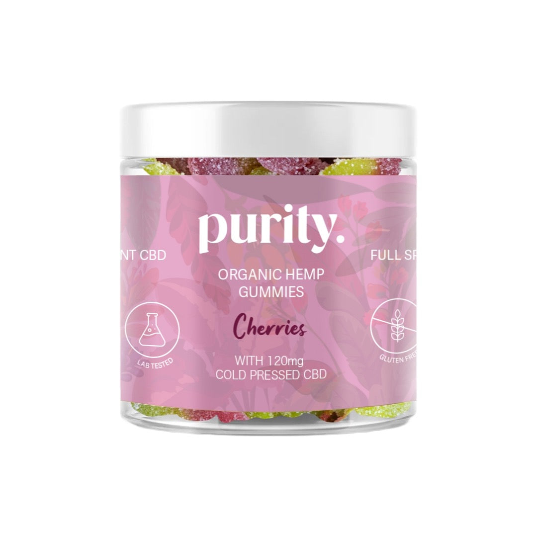 Purity 120mg Gummies vegane al CBD a spettro completo 150g