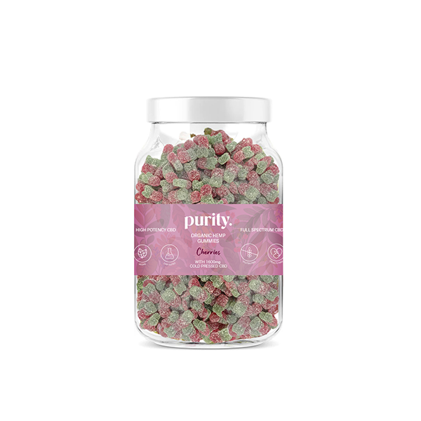 Purity 1600mg Full-Spectrum CBD Vegan Gummies 400g
