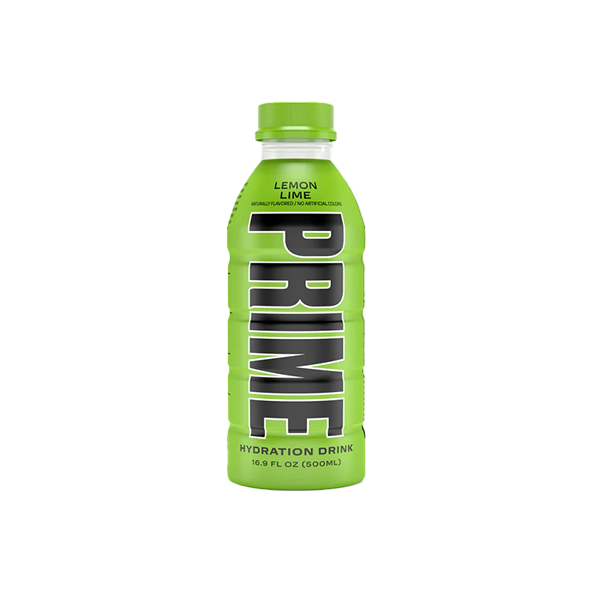 PRIME Hydration Lemon Lime Sports Drink 500ml – Zero Sugar, Electrolytes & BCAAs