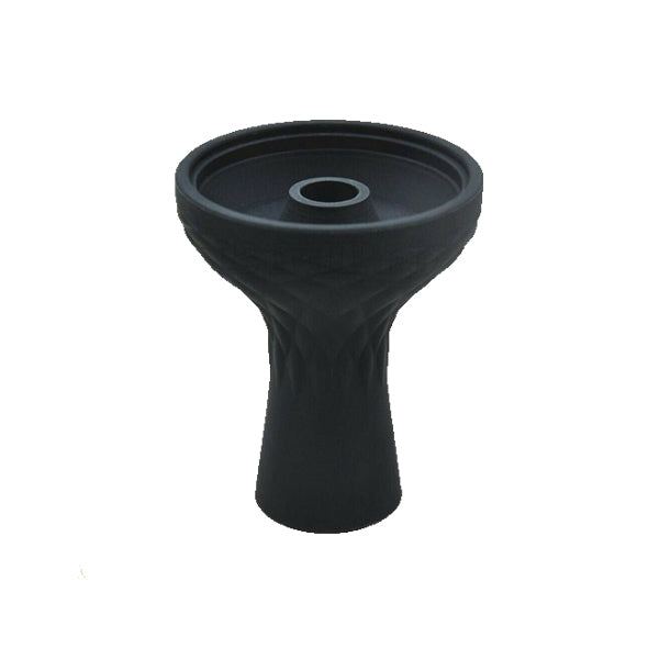 Front view of the heat-resistant silicone funnel hookah bowl