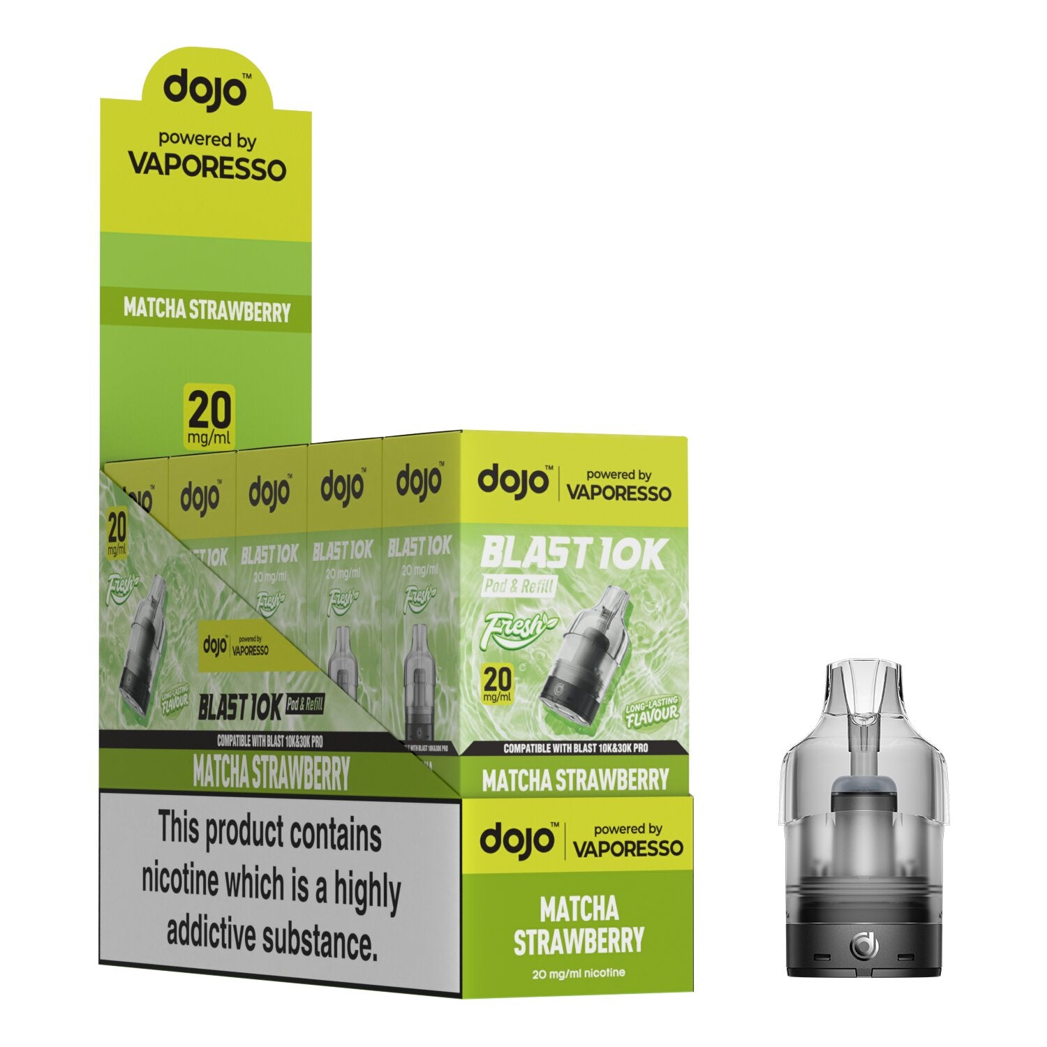 DOJO BLAST 10K Fresh Prefilled Pod (Powered by Vaporesso)