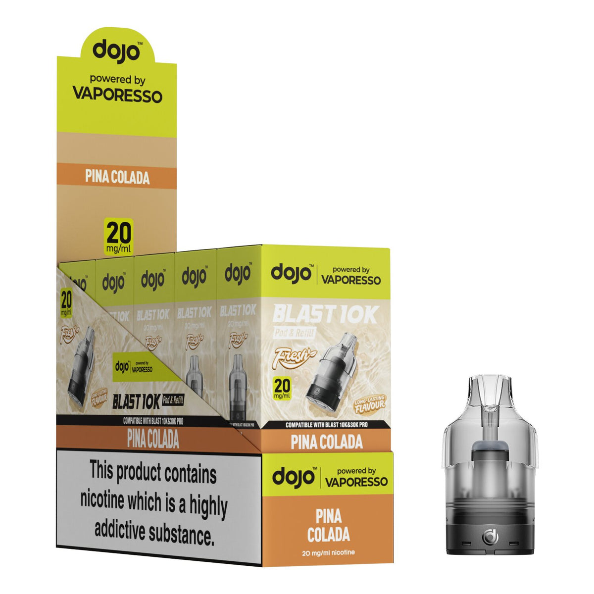 DOJO BLAST 10K Fresh Prefilled Pod (Powered by Vaporesso)