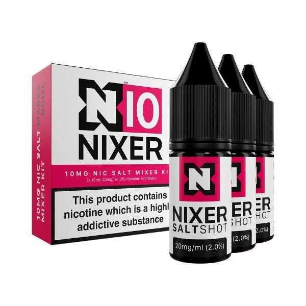 10mg Nixer Shot 10ml Nic Salts