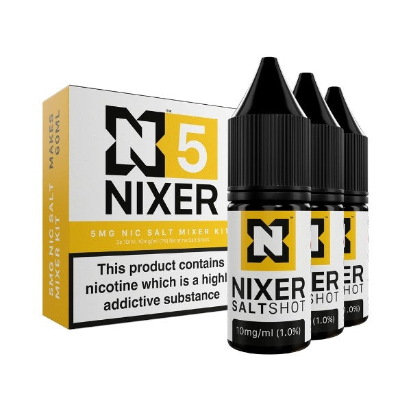 5mg Nixer Shot 10ml Nic Salts