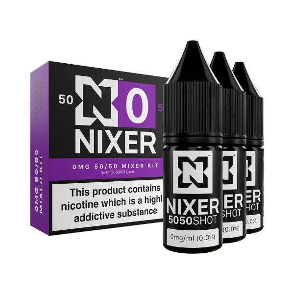 0mg Nixer Shot 10ml Nic Salts