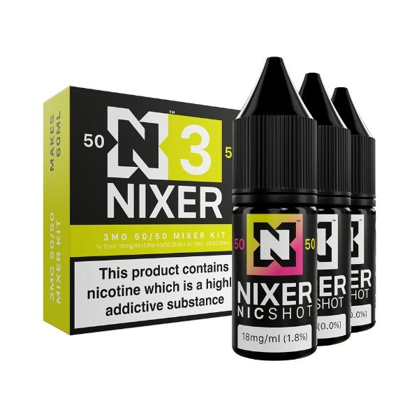 3mg Nixer Shot 10ml Nic Salts