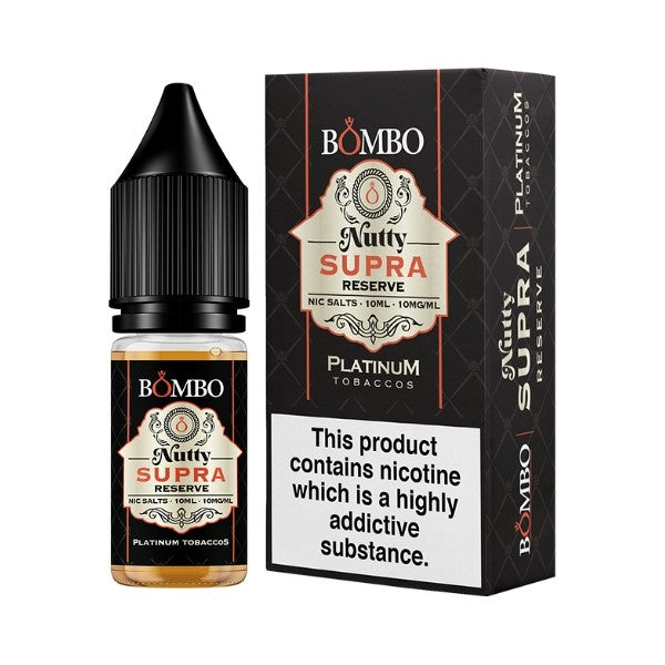 10mg Bombo Platinum Tobaccos 10ml Nic Salts