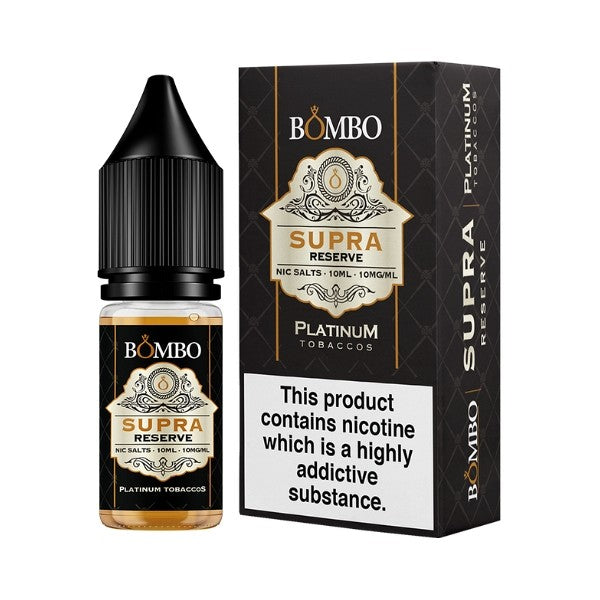 10mg Bombo Platinum Tobaccos 10ml Nic Salts