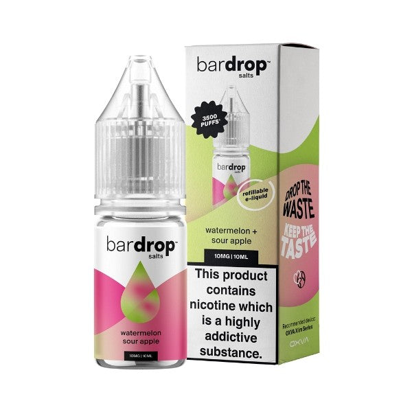 10mg Bar Drop 10ml Nic Salts