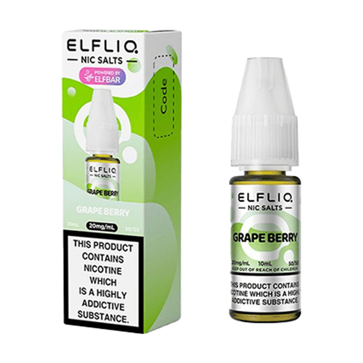 10mg ELFLIQ By Elf Bar 10ml Nic Salt (50VG/50PG)