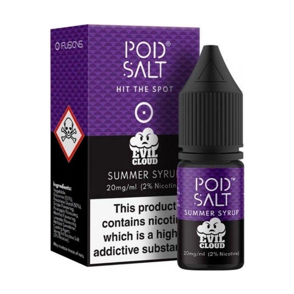 11mg Pod Salt Fusion 10ml Nic Salts